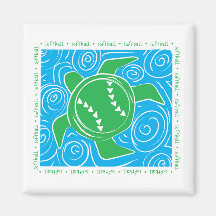 Turtle Beach Softball Fridge Magnet