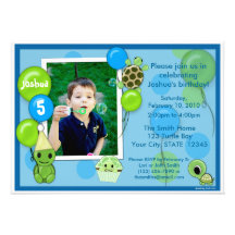 Turtle Birthday Invitation ADORABLE