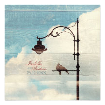 Turtle Doves - love and faithfulness Personalized Invites