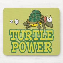 turtle power cute turtle cartoon mousepad