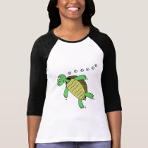 Turtle swimming t-shirts