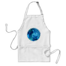Turtle Swimming Underwater  Apron