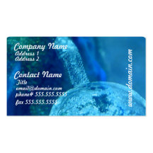 Turtle Swimming Underwater Business Card
