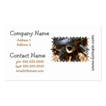 Turtle with Mouth Open Business Cards