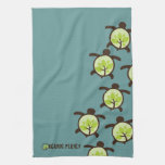 Turtles Organic Planet Custom Kitchen & Bath Towel