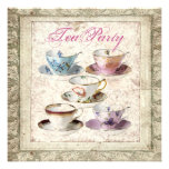 Tuscany Country Bridal Shower Tea Party Invitation