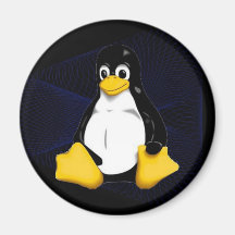 TUX Blue Sobel Magnets