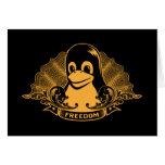 Tux Penguin - (Linux, Open Source, Copyleft, FSF) Card