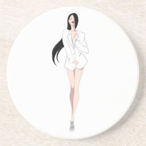 Tux White Coaster coasters