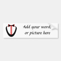 Tuxedo Bumper Sticker
