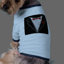 Tuxedo Tshirt pet clothing