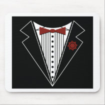 Tuxedo Tshirt mousepads