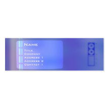 TV DNA - Skinny Business Card Template