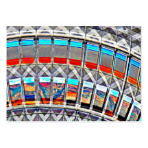 Tv Tower (Fernsehturm), Berlin, Artistic (tv15emb) Business Card