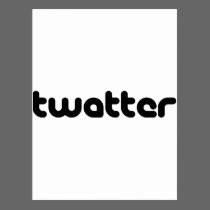 Twatter postcards