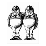 Tweedle Dee and Tweedle Dum Postcard