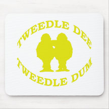 Tweedle Dee & Tweedle Dum Mouse Mat