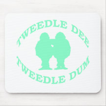 Tweedle Dee & Tweedle Dum Mouse Mats