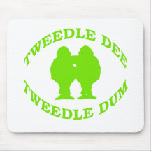 Tweedle Dee & Tweedle Dum Mouse Pad