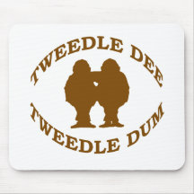 Tweedle Dee & Tweedle Dum Mouse Pads
