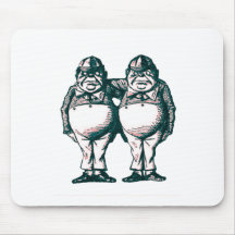 Tweedle Dee & Tweedle Dum Mouse Pads