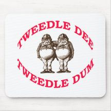Tweedle Dee & Tweedle Dum Mousemat