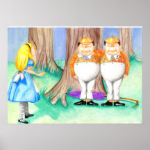 Tweedledee and Tweedledum Print