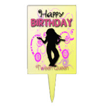 Tween Girl's Birthday Party Cake Topper