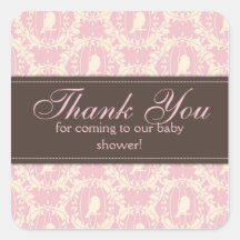Tweet Tweet Girl Square Sticker