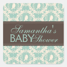 Tweet Tweet Twins Square Sticker