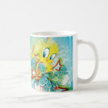 Tweety In Blue Wave Mugs
