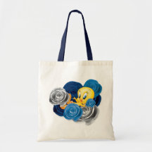 Tweety With Roses Canvas Bag