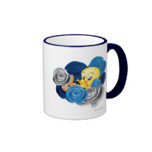 Tweety With Roses Mugs