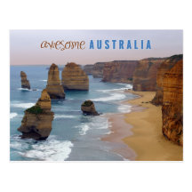 twelve apostles post card