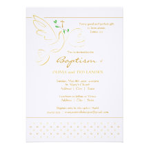 Twin Baptism | Christening Invitation