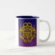TWIN DRAGONS COFFEE MUG