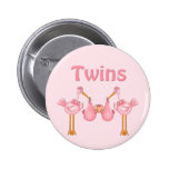 Twin Girls Button