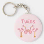 Twin Girls Keychains