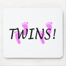 Twin Girls Mousepads