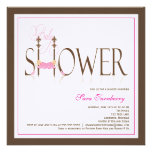 Twin Girls Sleeping Babies Baby Shower Invitation