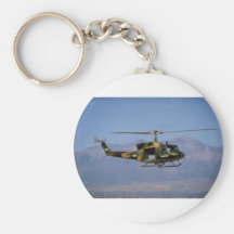 Twin Huey UH-1N Keychain