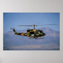 Twin Huey UH-1N Posters