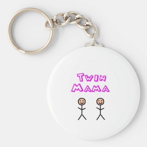Twin mama keychains
