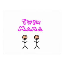 Twin mama post cards