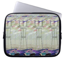 twin peaks 2 pattern laptop computer sleeve