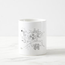 Twin peaks Mug - Black Logde Map