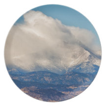 Twin Peaks Winter Weather View Party Plate