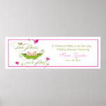 Twin Peas in a Pod  |  Ping Banner Poster