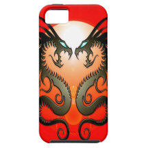 Twin Tribal Dragons
