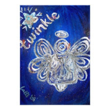 Twinkle Angel Invitation